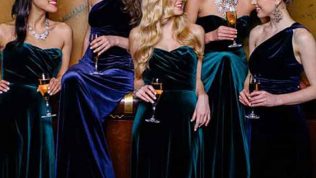 Vazgeçilmeyen Bayan Kadife Elbise Modelleri