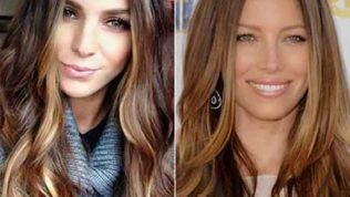 Bayan Karamel Saç Rengi Tonları